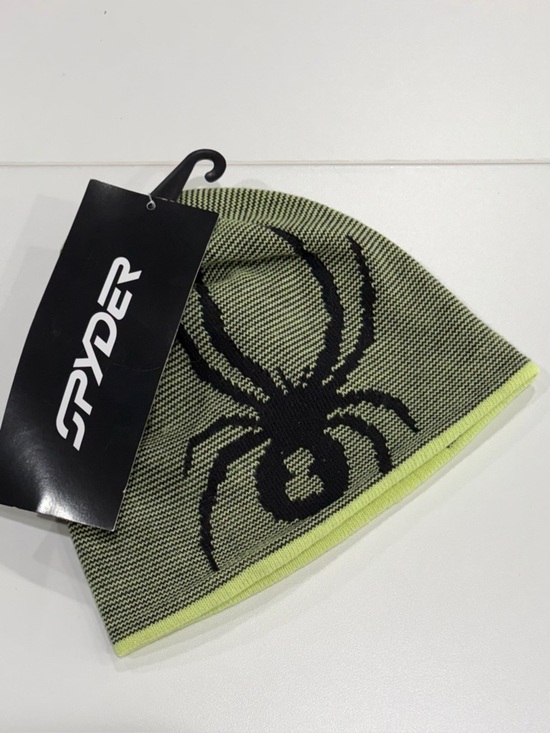 Spyder Other - Spyder Kids XS/S Reversible Bug Beanie Youth Hat Lime Green NWT XS Small